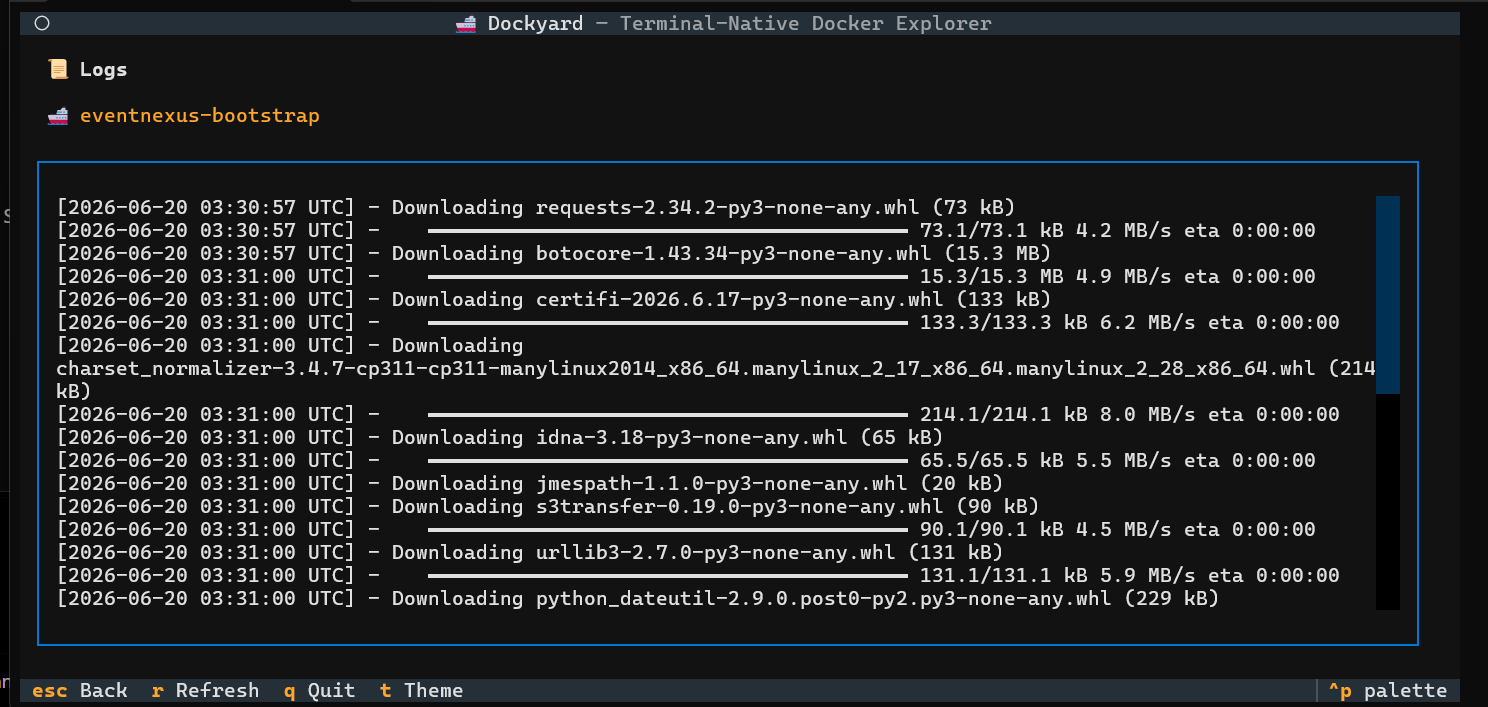Logs Screenshot